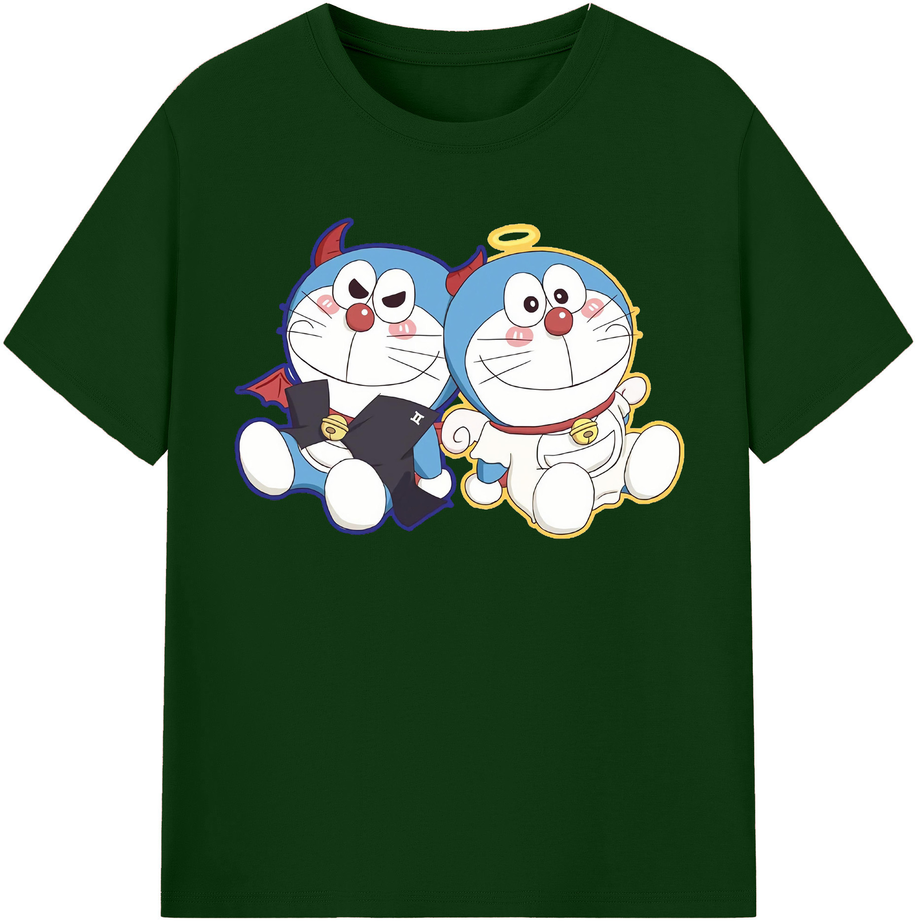 （画像用） ドラえもん Doraemon 綿100％半袖Tシャツ（フロントプリント）
